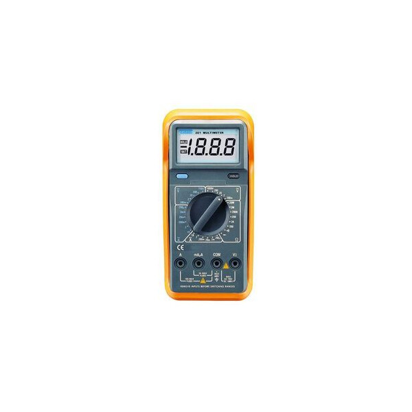 Multimètre numérique 750vca/1000vcc/10aca-cc/20mw - Finest - Finest - F201