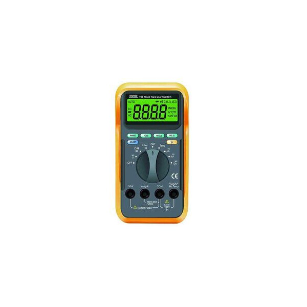 Multimètre numérique 1000vca-cc/10aca-cc/40mw/100µf/10mhz/°c/trms - Finest - Finest - F703