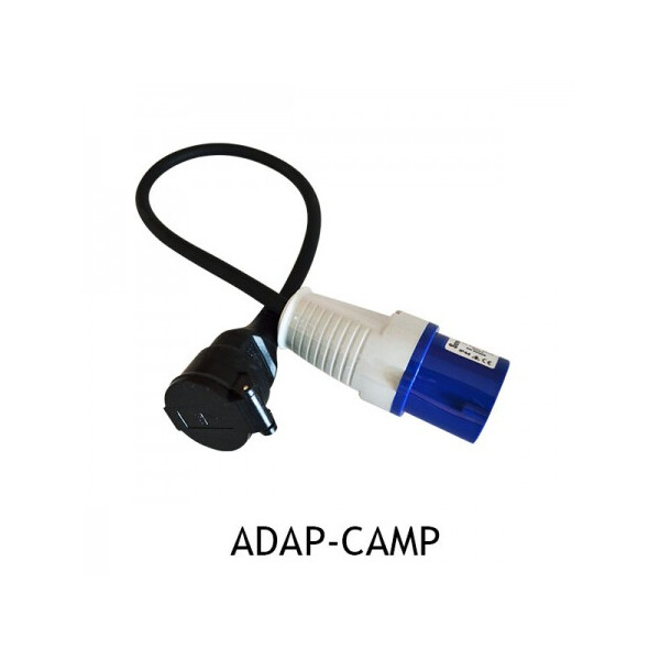 Prise Adaptateur Caravane Mâle E17 230 V 16 A Franelec - Franelec - ADAP-CAMP