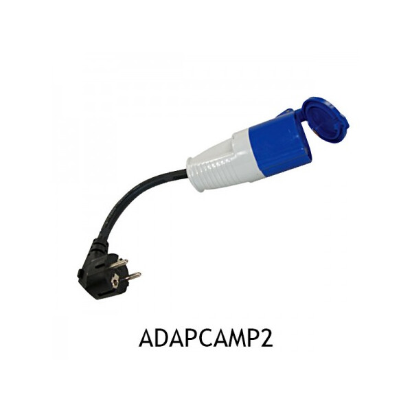 Prise adaptateur caravane femelle E17 - Franelec - ADAPCAMP2