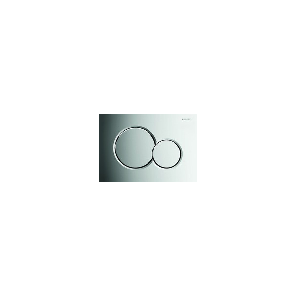 Plaque de déclenchement double touches chromé brillant sigma01 geberit - Geberit - 115.770.21.5
