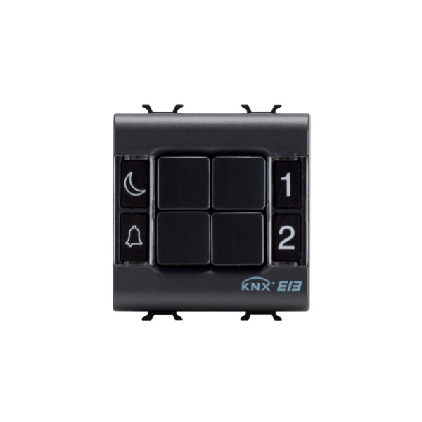 Clavier À Encastrer 4 Canaux Eib Noir - Gewiss - GW12782