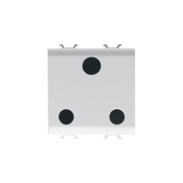 Prise 2m 2 P+t 15a Std Anglais Blanc - Gewiss - GW10297