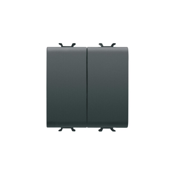 Double V-et-v 2m 1p 16ax A C.rapide Noir - Gewiss - GW12078F