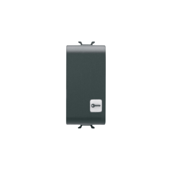 Bouton-pou. 1m 1p No 16a 'clÉ' Noir - Gewiss - GW12152