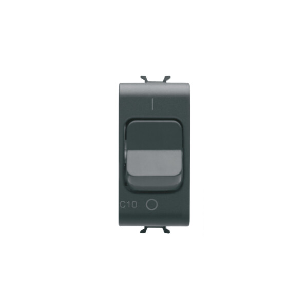 Disjoncteur 1p C10 3ka 230v Ca 1m Noir - Gewiss - GW12462