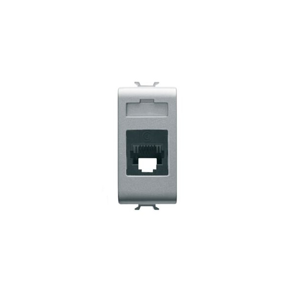 Connecteur Telephonique Rj12 1m Titane - Gewiss - GW14404