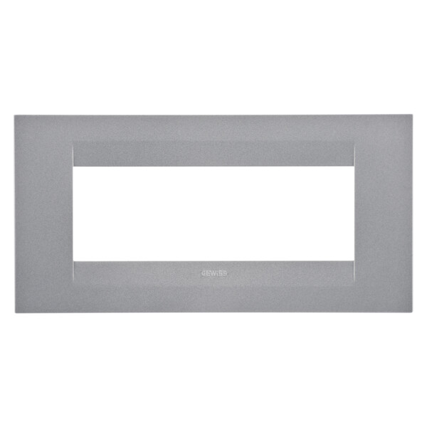 Plaque Geo 6p Titane - Gewiss - GW16406VT