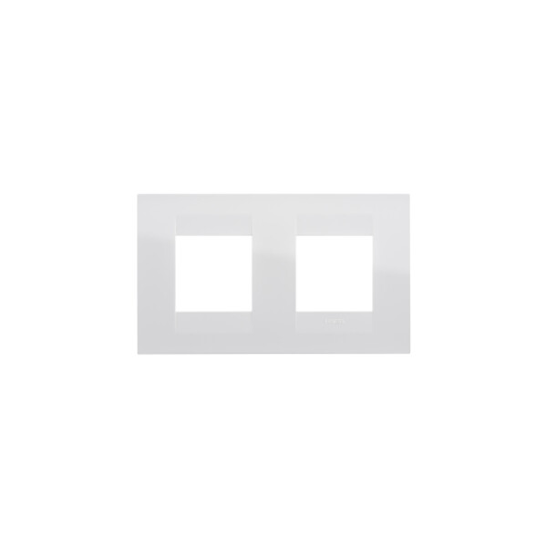 Plaque Geo Int. 2+2p H Blanc CrÈme - Gewiss - GW16423TB