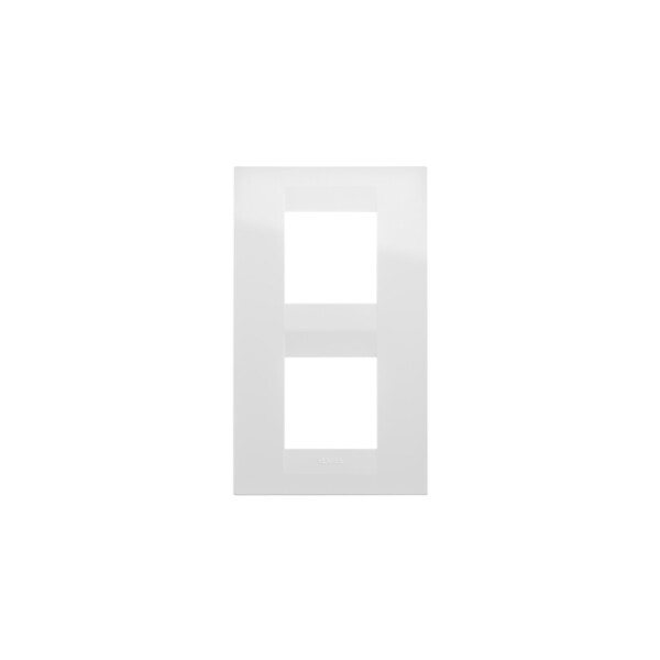Plaque Geo Int. 2+2p V.e. 71 Blanc CrÈme - Gewiss - GW16424TB