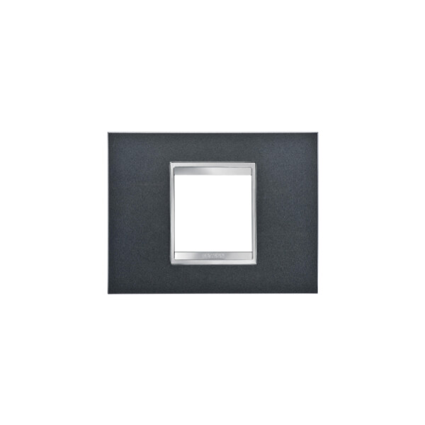 Plaque Lux 2p Ardoise - Gewiss - GW16202VA