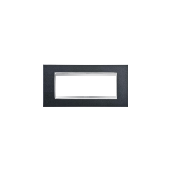Plaque Lux 6p Ardoise - Gewiss - GW16206VA