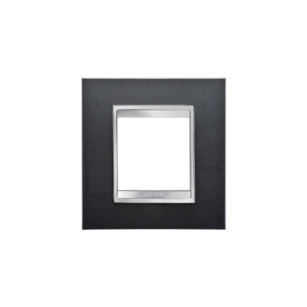 Plaque Lux Int. 2p Ardoise - Gewiss - GW16222VA