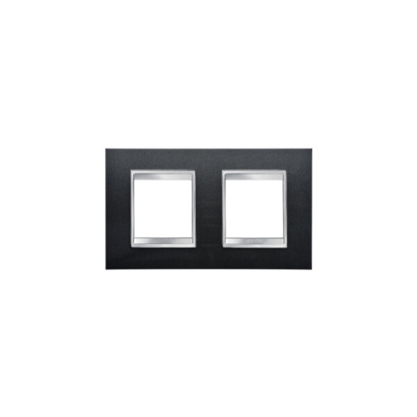 Plaque Lux Int. 2+2p H Ardoise - Gewiss - GW16223VA