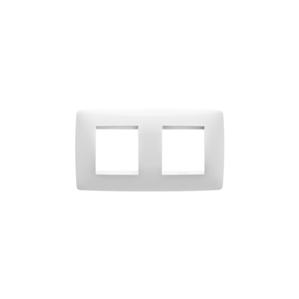 Plaque One Int. 2+2p H Blanc CrÈme - Gewiss - GW16123TB