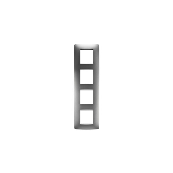 Plaque One Int. 2+2+2+2p V Titane - Gewiss - GW16129VT