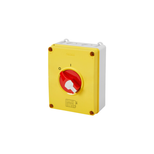 Inter-sect. hp plast. 63a 3p+n urgence - Gewiss - GW70437NP