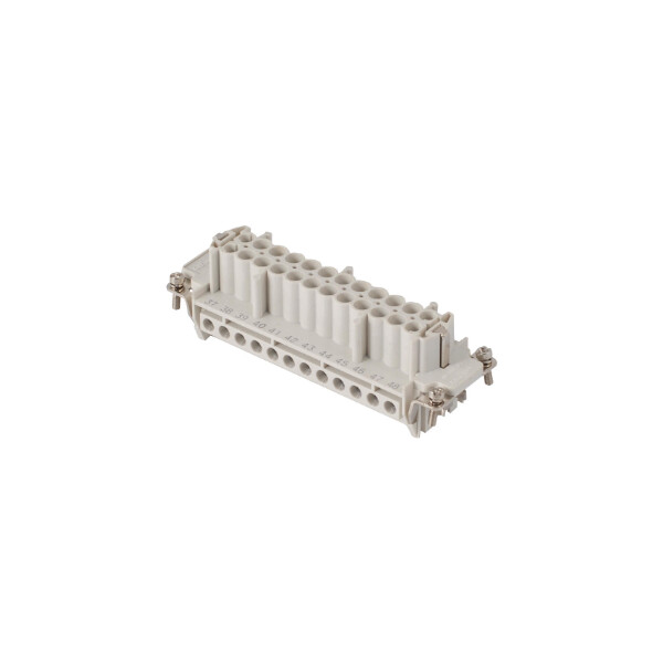 Insert femelle À vis 24p+t 16a 500v 1-24 - Gewiss - GW76007