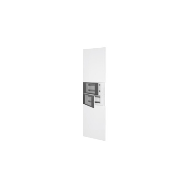 Domo center kit h.2700 enclosure ral9003 - Gewiss - GWN1201XB