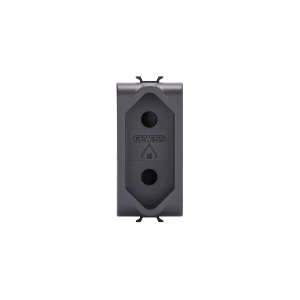 Socket-outlet 1m 2p 10a israeli std bl. - Gewiss - GW12282