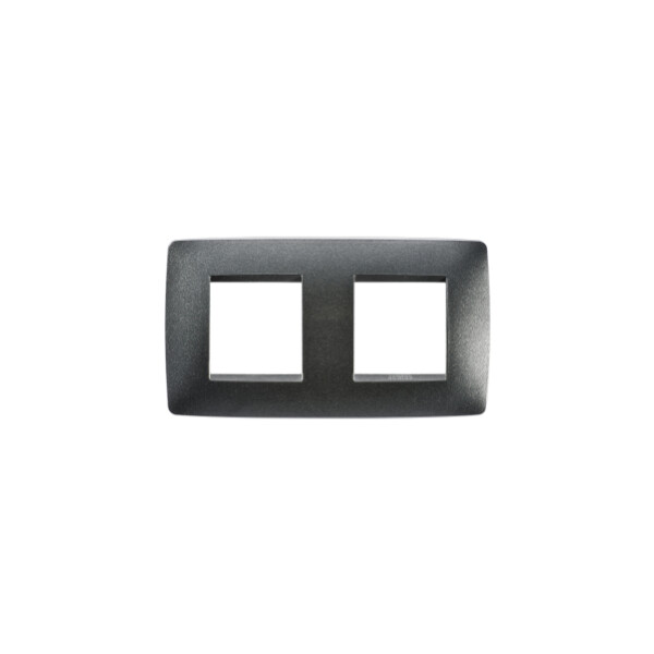 Plaque One Int. 2+2p H Ardoise - Gewiss - GW16123VA