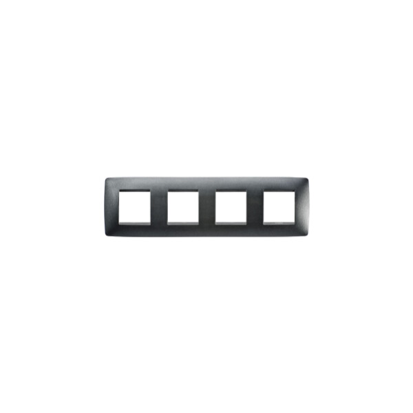 Plaque One Int. 2+2+2+2p H Ardoise - Gewiss - GW16128VA