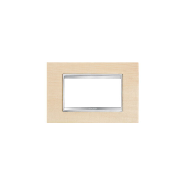 Plaque Lux 4p Érable - Gewiss - GW16204LA