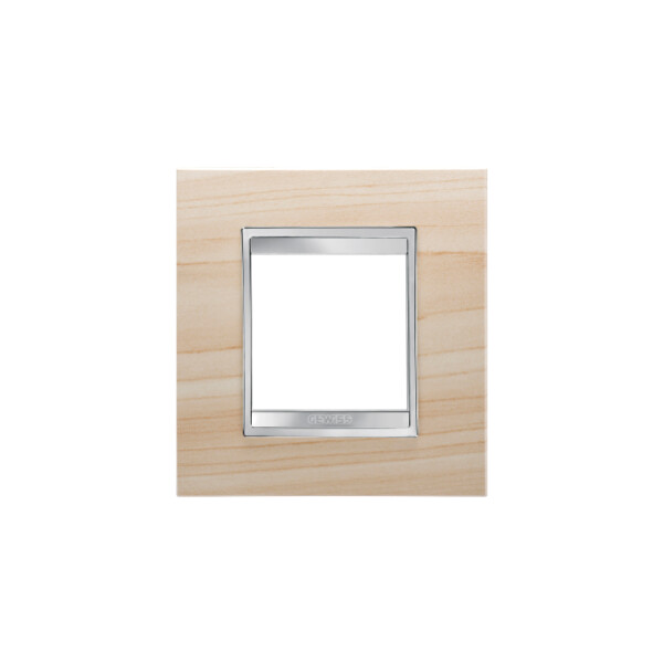 Plaque Lux Int. 2p Érable - Gewiss - GW16222LA