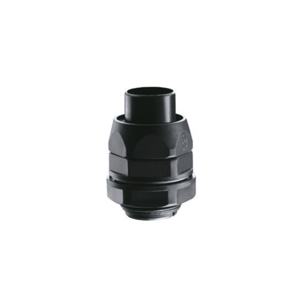 Rd35pg 36n Raccord Droit Pg Noir - Gewiss - DX54535