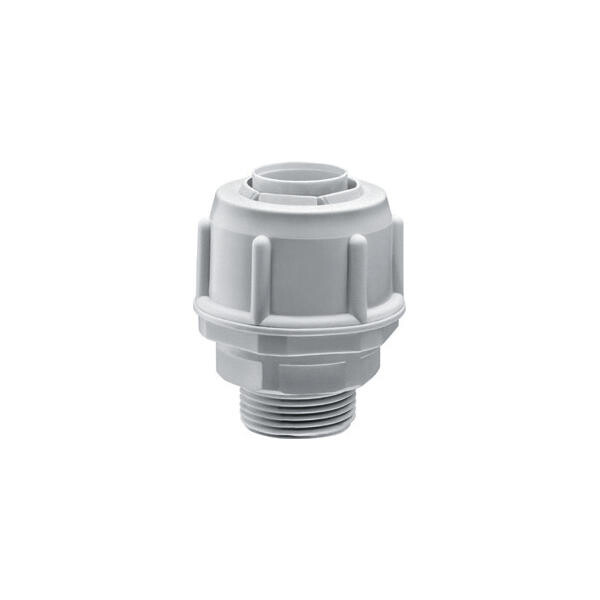 Raccord fixe droit gaz gris run-gas28 - Gewiss - DX56228
