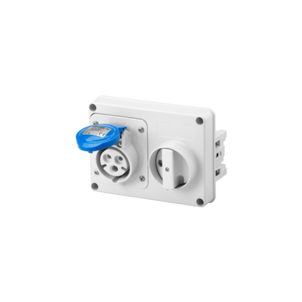 Soc.pr.ve.h.s.f.2p+t 32a 230v 6h Sbf - Gewiss - GW66115
