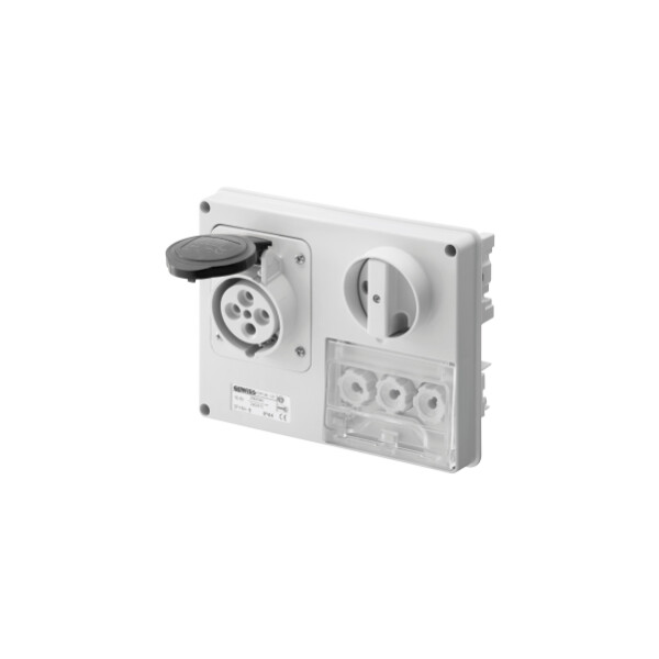 Soc.pr.ve.h.s.f.3p+t 16a 500v 7h Cbf - Gewiss - GW66132