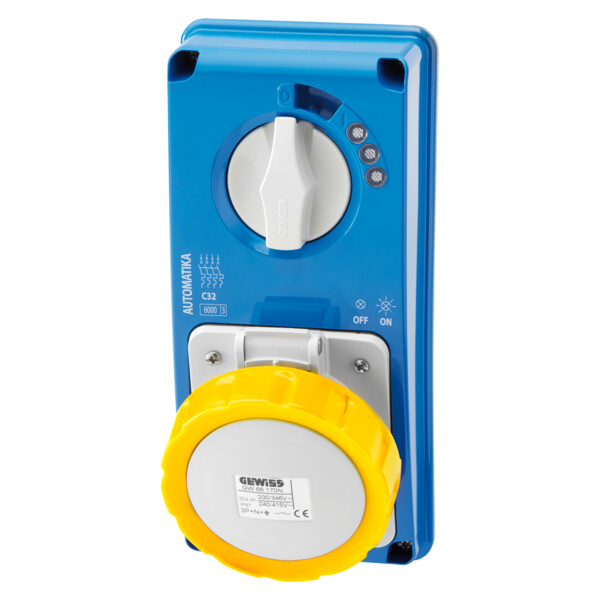Soc.pr.vr.s.f.3p+t 16a110v4h Mt60 C Ip67 - Gewiss - GW66152N