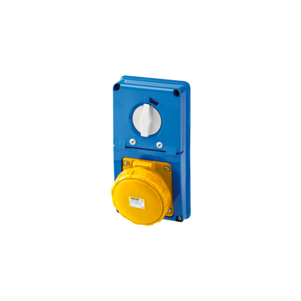 Soc.pr.vr.v.s.f.3p+t 63a 110v4h Cbf Ip67 - Gewiss - GW66346N