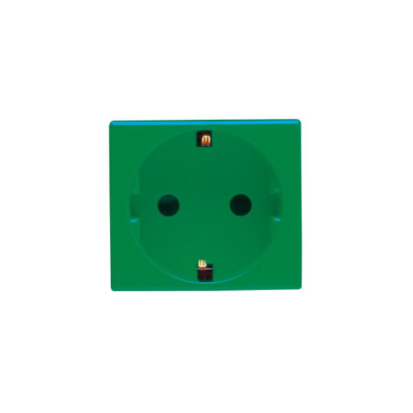Prise 2p+t 16a st.allemand verte - Gewiss - GW20283