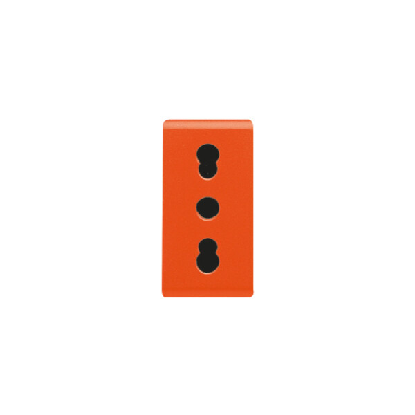 Prise 2p+t 16a biv.st.italien orange - Gewiss - GW20286