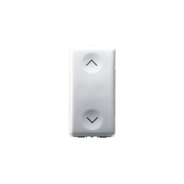 Bouton-p.1p no+no 10a -fleche v.- sy/wt - Gewiss - GW20521