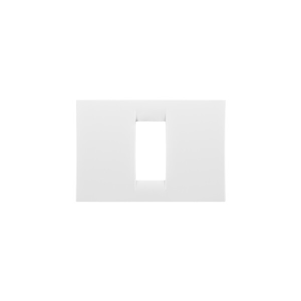 Plaque 1 pos.blanc nuage system virna - Gewiss - GW22101