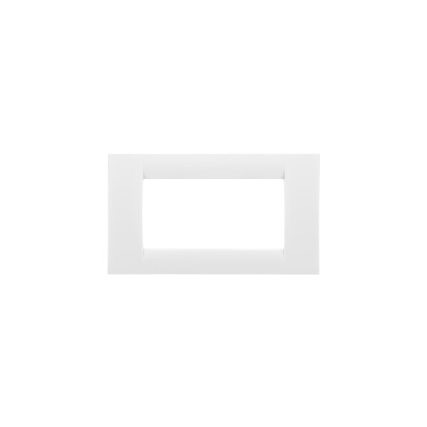 Plaque 4 pos.blanc nuage system virna - Gewiss - GW22104
