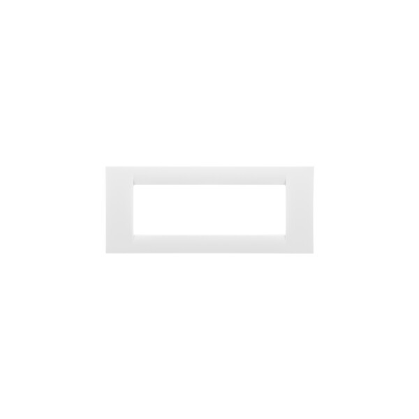 Plaque 6 pos.blanc nuage system virna - Gewiss - GW22106