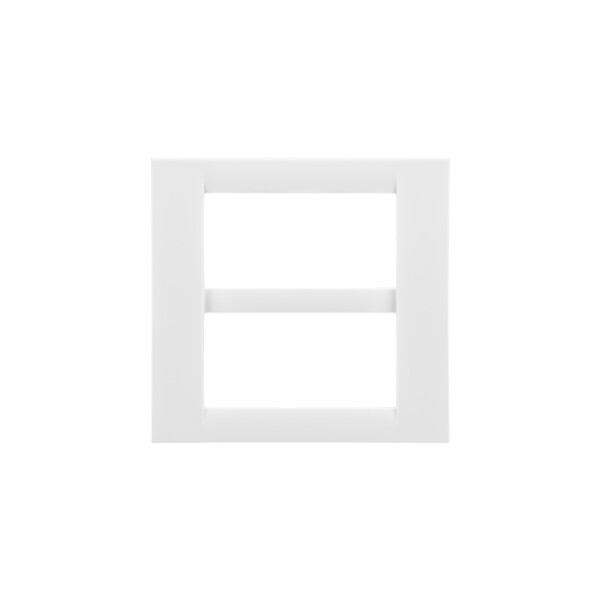 Plaque 8 pos.blanc nuage system virna - Gewiss - GW22107
