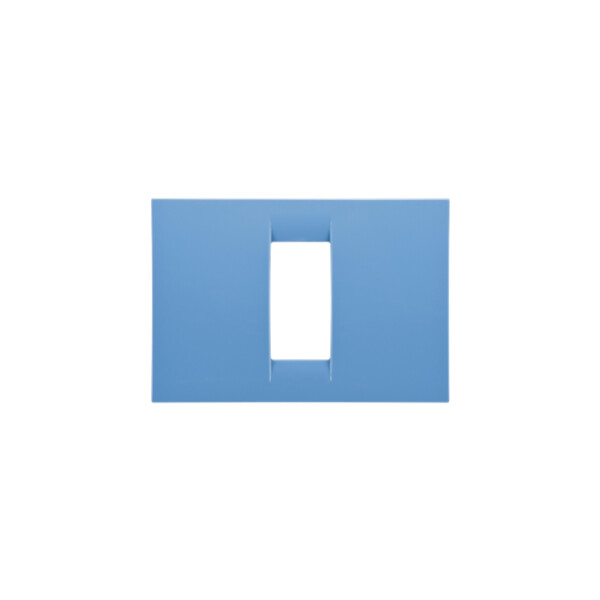 Plaque 1 pos.bleu ciel system virna - Gewiss - GW22161