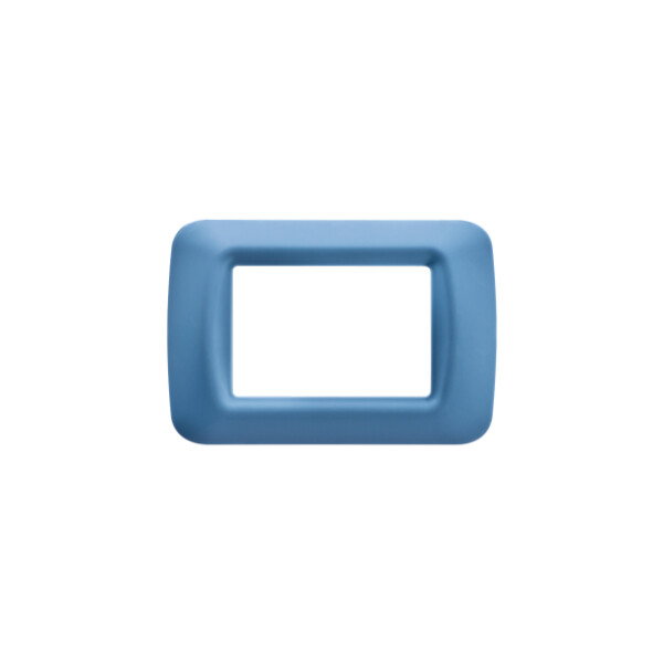 Plaque 3 pos.bleu ciel top system - Gewiss - GW22563
