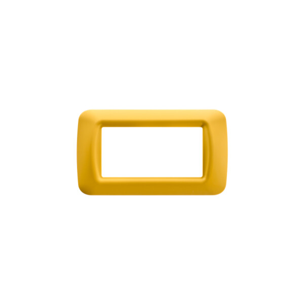 Plaque 4 pos.jaune mais top system - Gewiss - GW22584