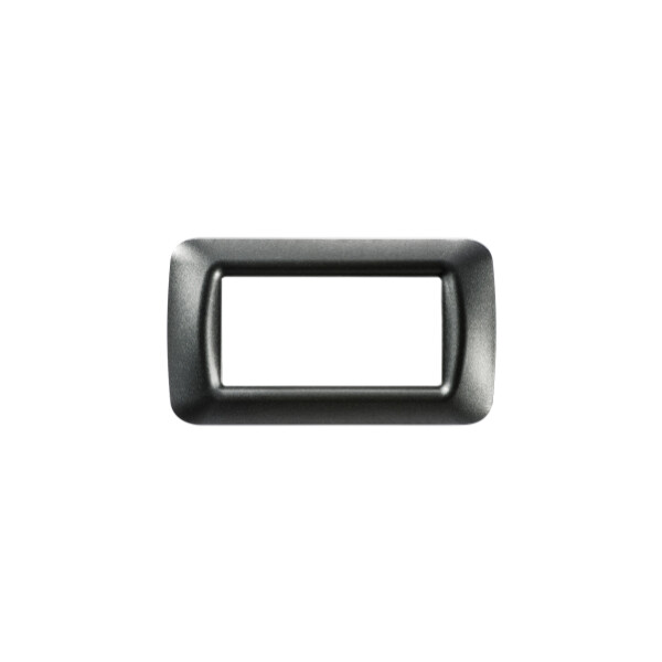 Plaque 4 pos.ardoise metall.top system - Gewiss - GW22614