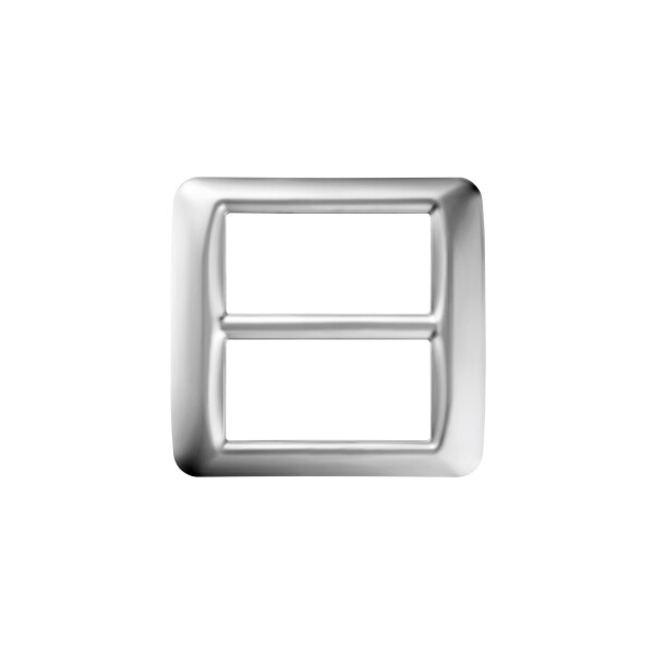 Plaque 8 pos.chrome soft top system - Gewiss - GW22657