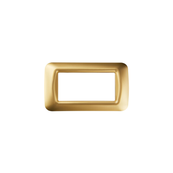 Plaque 4 pos.vieil or top system - Gewiss - GW22664