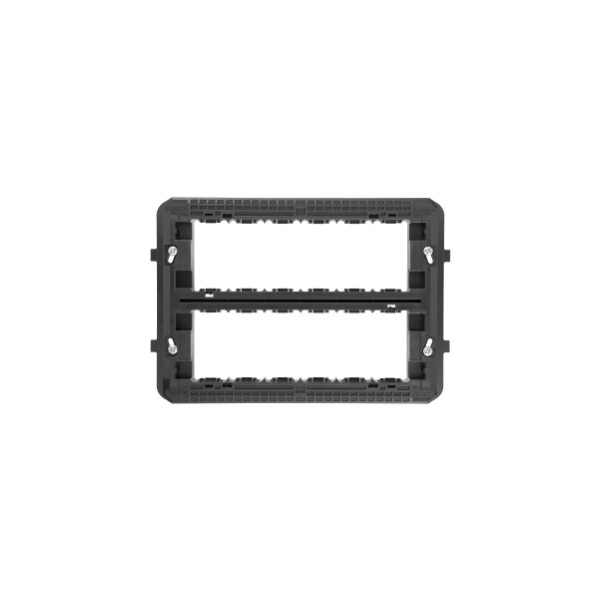 Support 12 postes plaques system/virna - Gewiss - GW24241