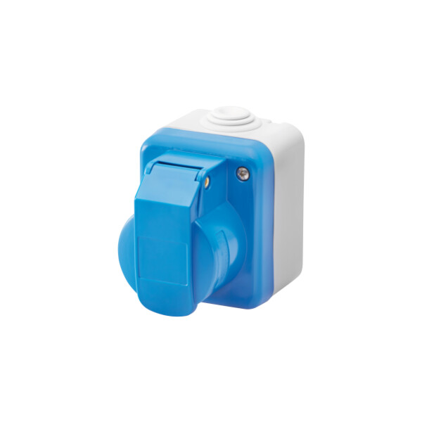 Prise iec309 2p+t16a220v ip44 sail. - Gewiss - GW26222