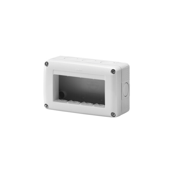 Coffr 4(4x1) postes horiz.prot. - Gewiss - GW27004